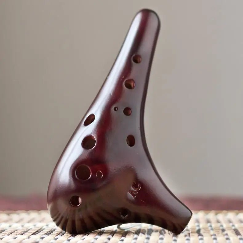 12 Hole Alto C Key Ceramic Ocarina Flute - Aura Sono