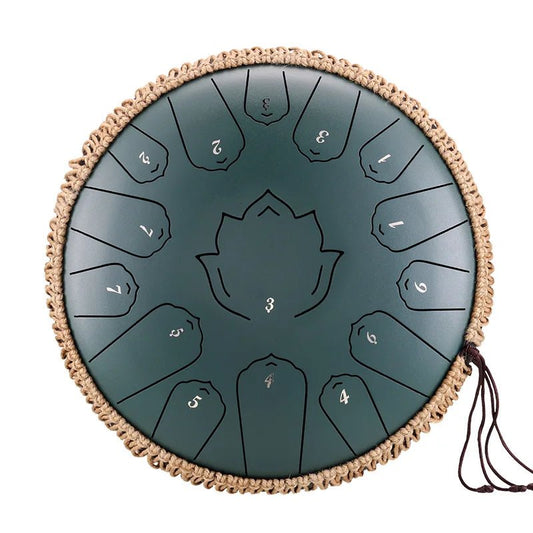 15 - Note Steel Tongue Drum - Music Drum for All Levels - Aura Sono