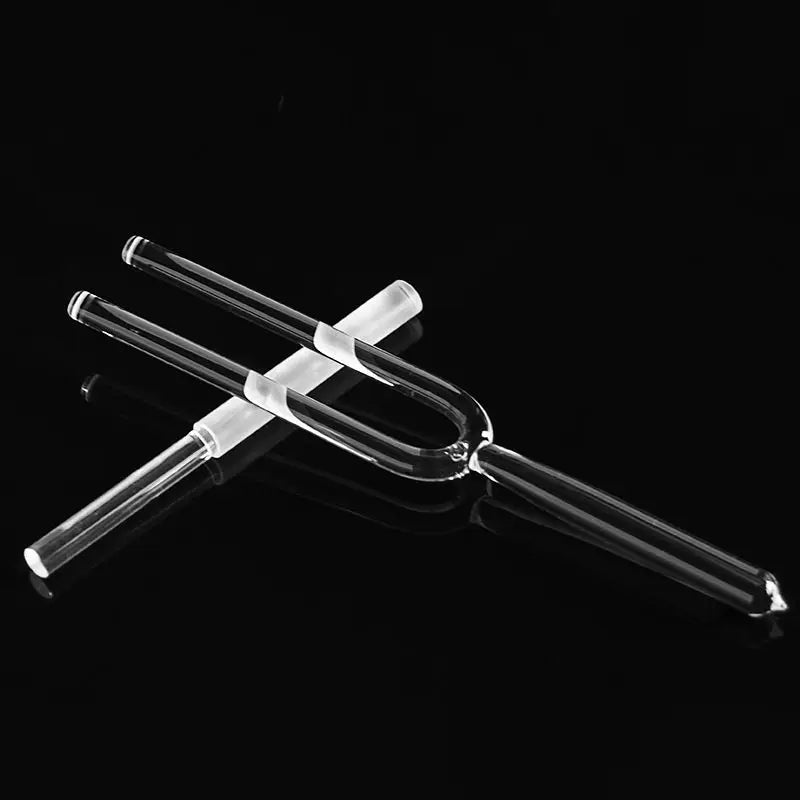 Crystal Tuning Fork for Yoga and Sound Healing - Chakra Balancing Musical Instrument - Aura Sono