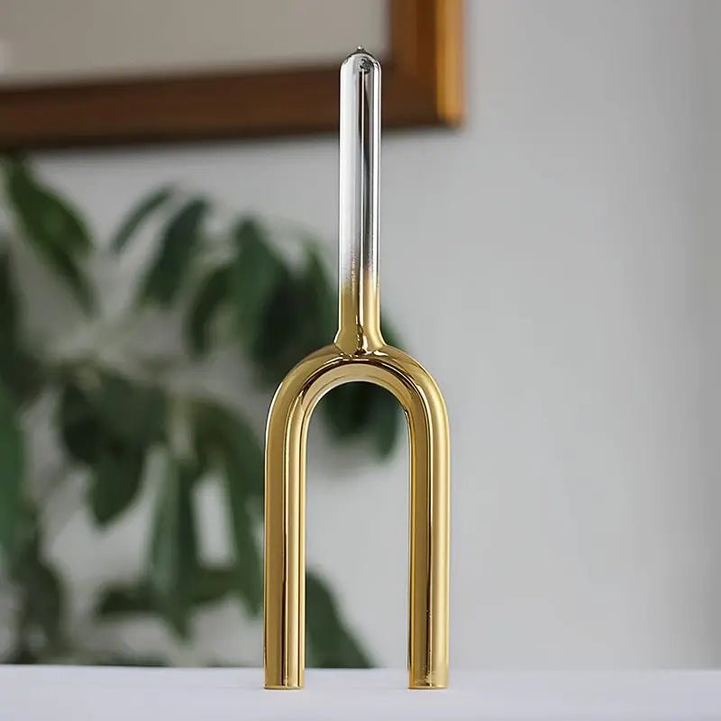 Crystal Tuning Fork for Yoga and Sound Healing - Chakra Balancing Musical Instrument - Aura Sono